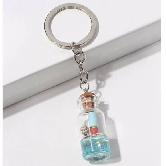 Message in a Bottle Keychain - Picture 2 of 4